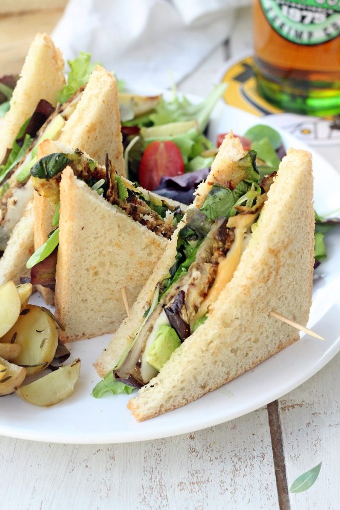 club sandwich vegetariano