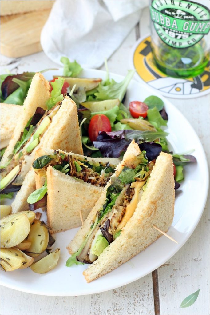 club sandwich vegetariano
