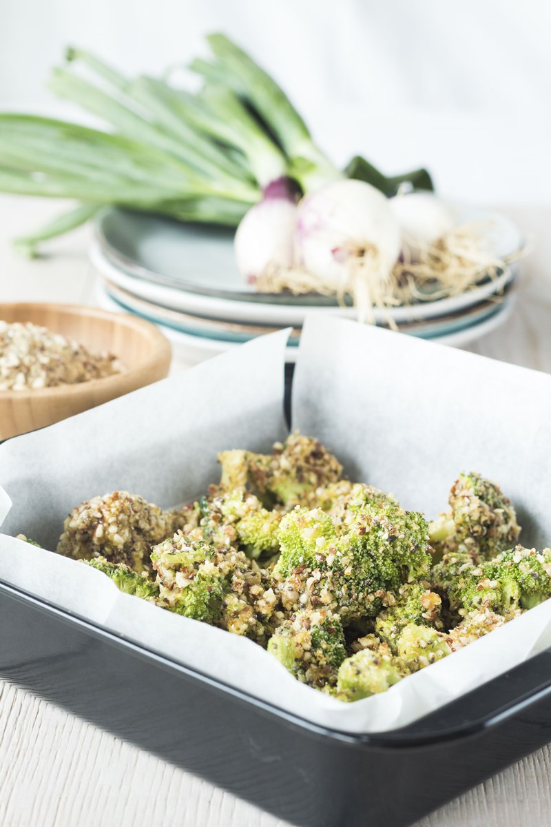 insalata di broccoli e lenticchie