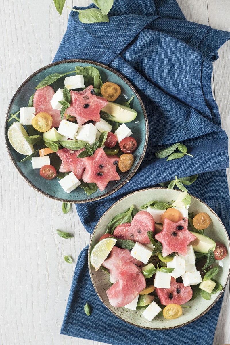 insalata di anguria e feta