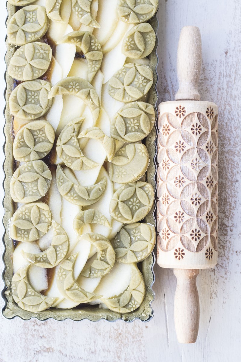 biscotti di pasta frolla al the matcha