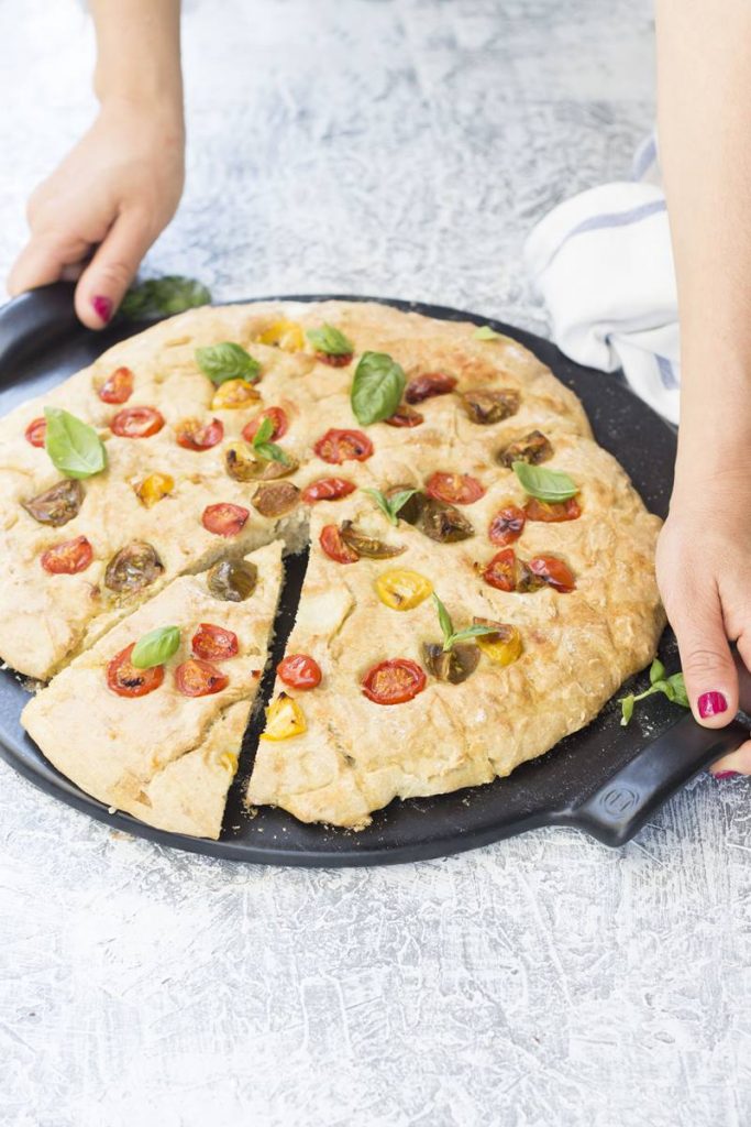 Focaccia senza impasto