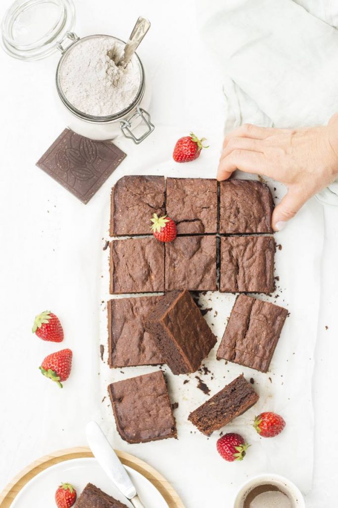 Brownies al cioccolato e banana