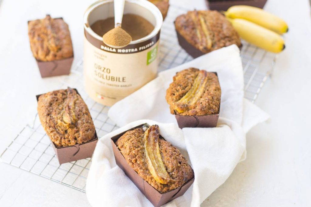 Mini Banana Bread all'orzo