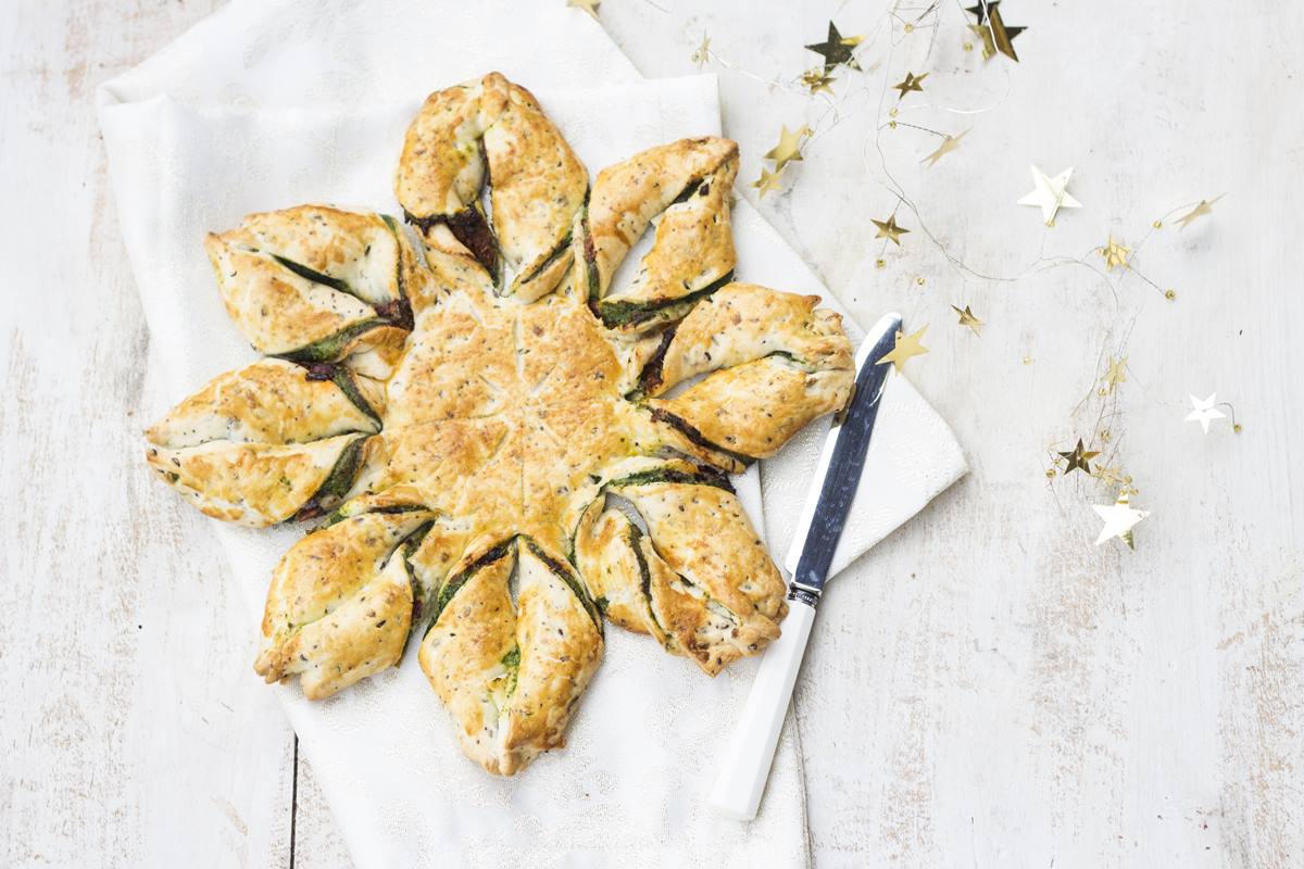 Stella Di Natale Golosa.Stella Di Natale Con Ricotta E Spinaci The Green Pantry