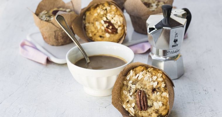 Breakfast Muffins alle Mele, Uvetta e Noci