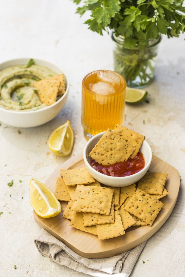 Crackers di Ceci Senza Glutine e Vegani | The green pantry
