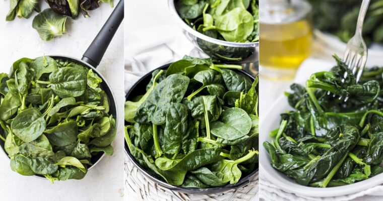 Come pulire, cucinare e conservare gli spinaci freschi