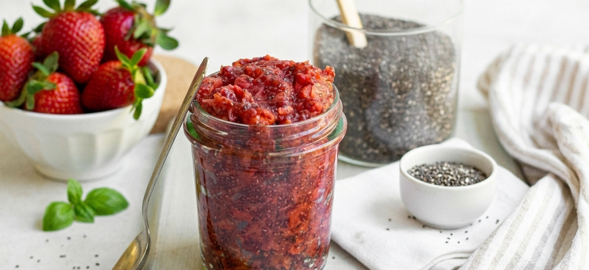 Chia Jam alle fragole e metabolismo over 40: la ricetta per sgonfiarsi e avere energia